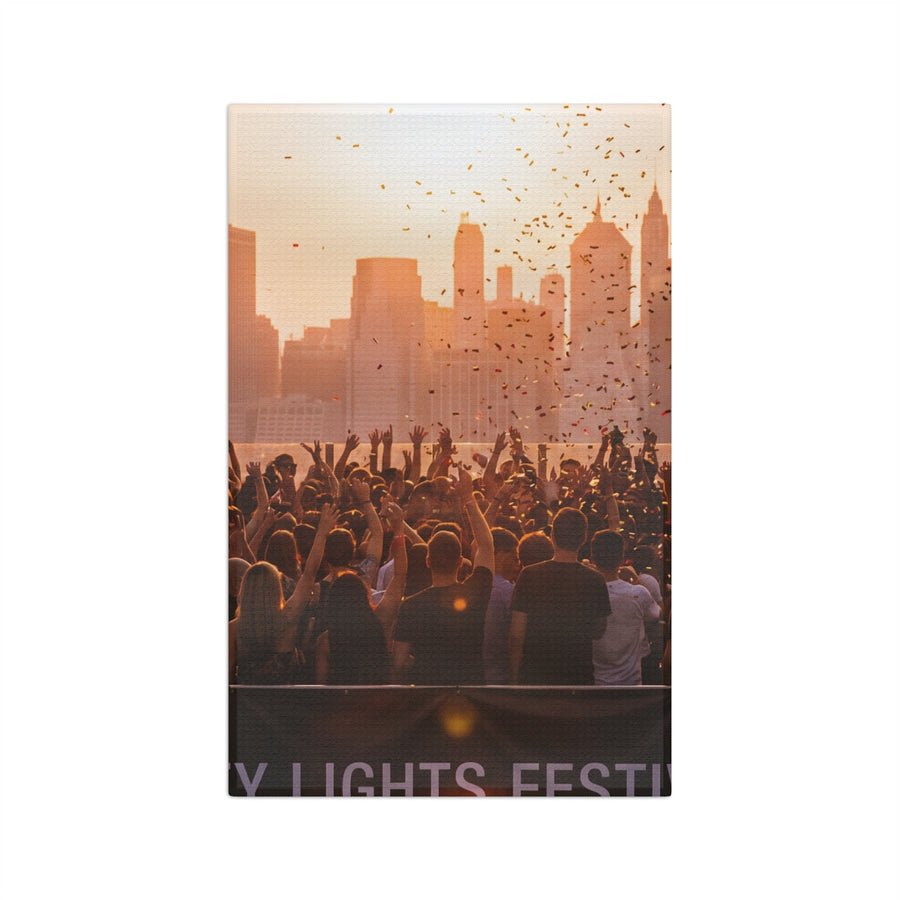 Microfiber Tea Towel - City Lights