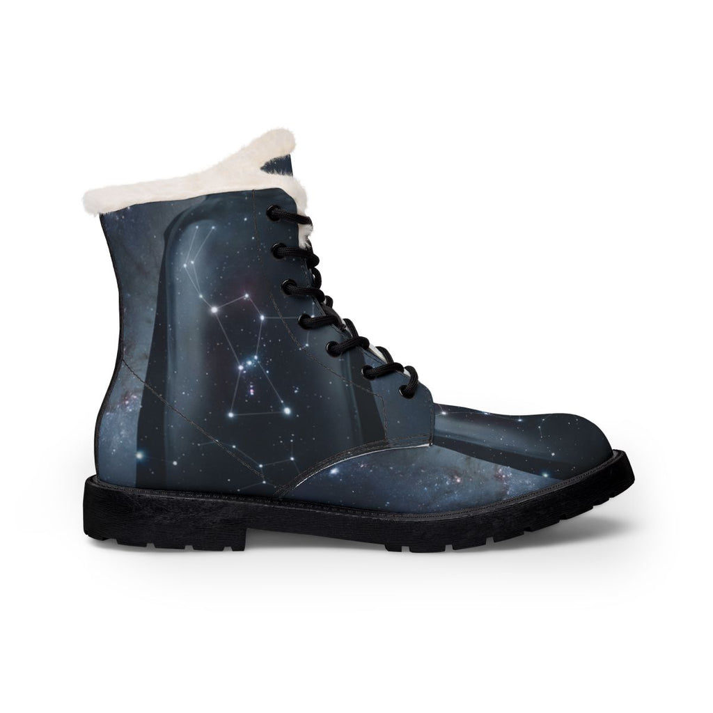 Men's Fur and Leather Boots Orion Constellation