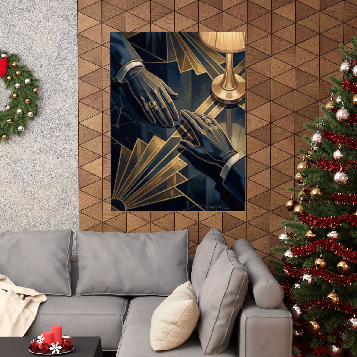 Matte Vertical Posters - Speakeasy Noir (8×10 & 36×54) |...