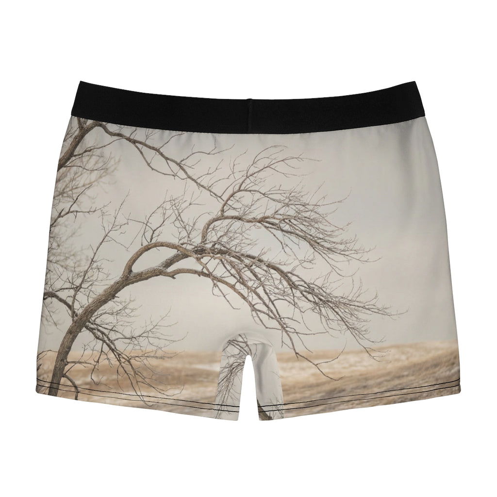 Men's Boxer Briefs - Winter Branch Solitude Landscape |...