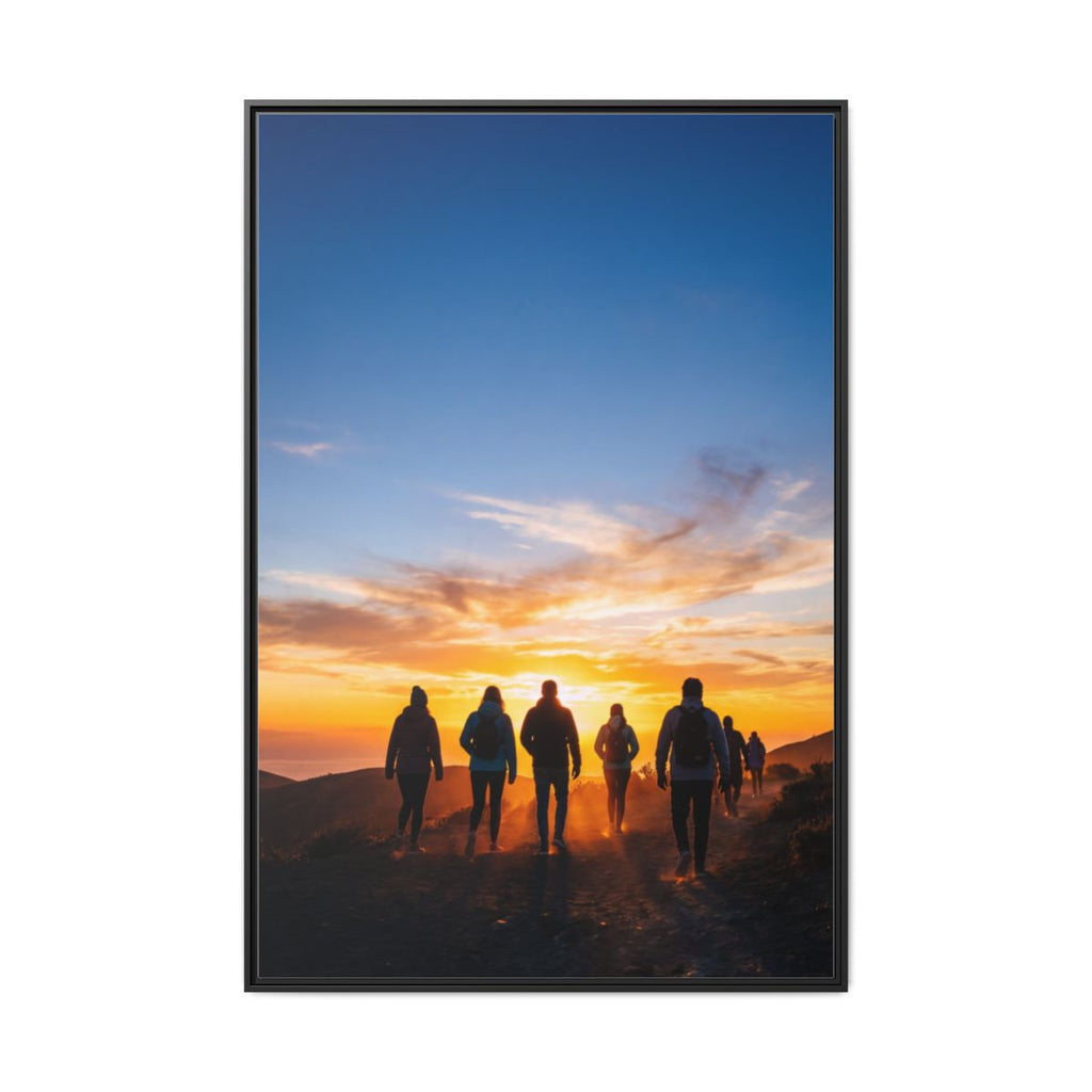 Matte Canvas, Framed - Epic Dawn Trek
