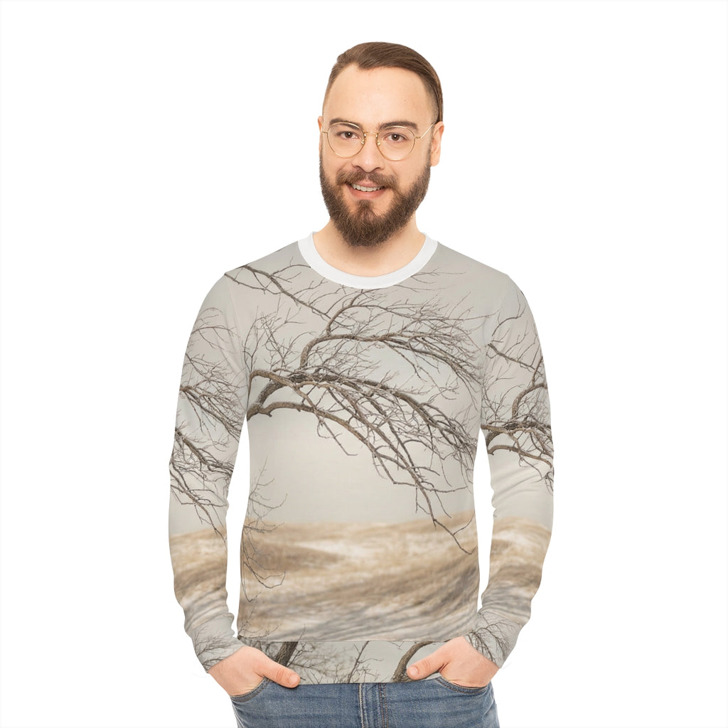Men's Lightweight Sweatshirt - Winter Branch Solitude... |...