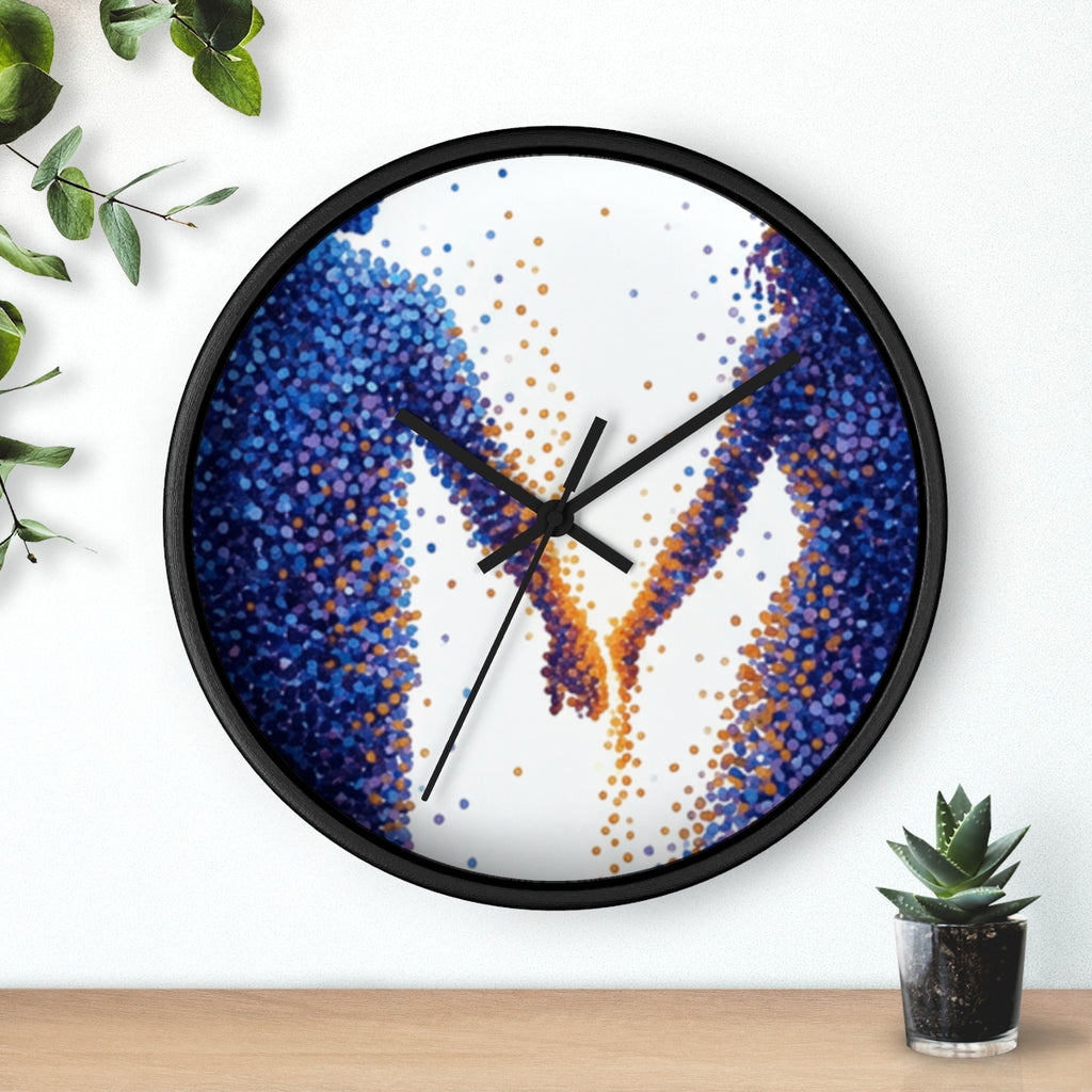 Wall Clock - Celestial Portal Romance | Echovira Gallery