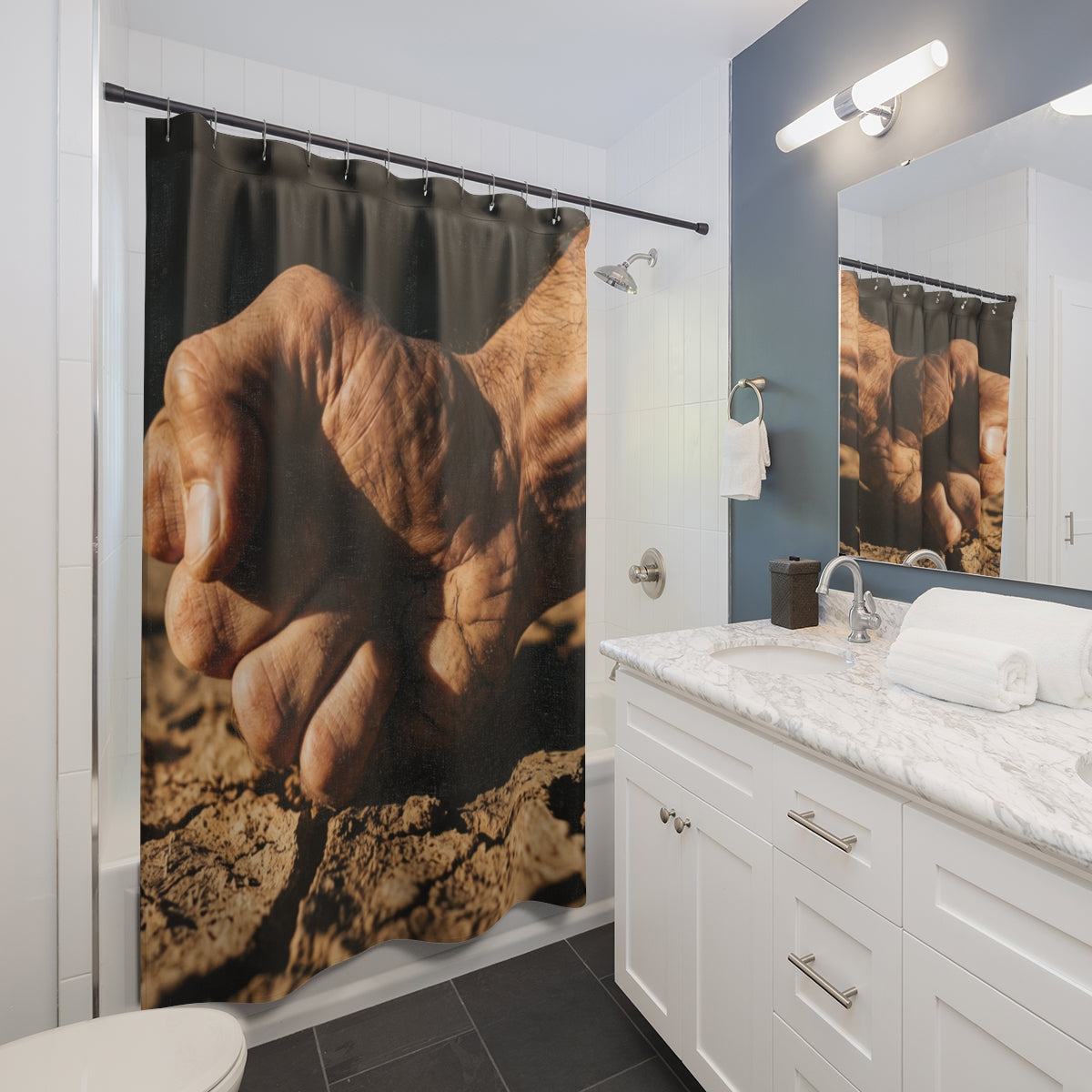 Shower Curtains - Unbroken Earth Fine Art Print | Echovira...