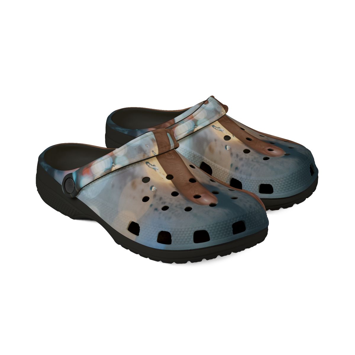 Women's EVA Foam Shoes Rainy City Window