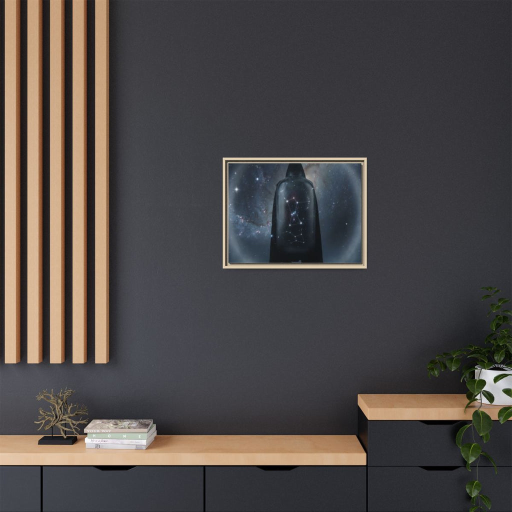 Framed Matte Canvas - Cosmic Sentinel — Natural / 1.25"... |...