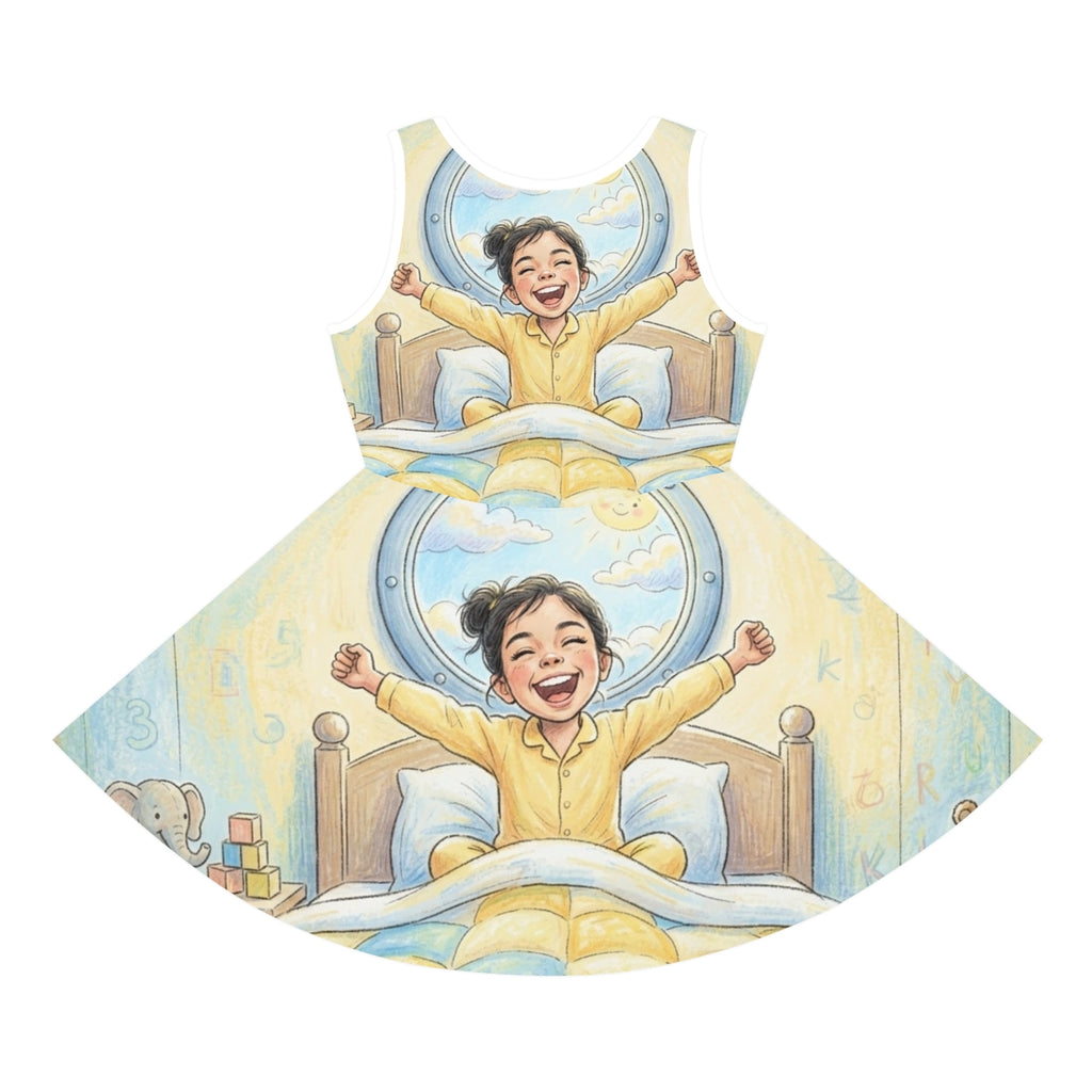 Girls' Sleeveless Sundress - Sunny Morning | Echovira...