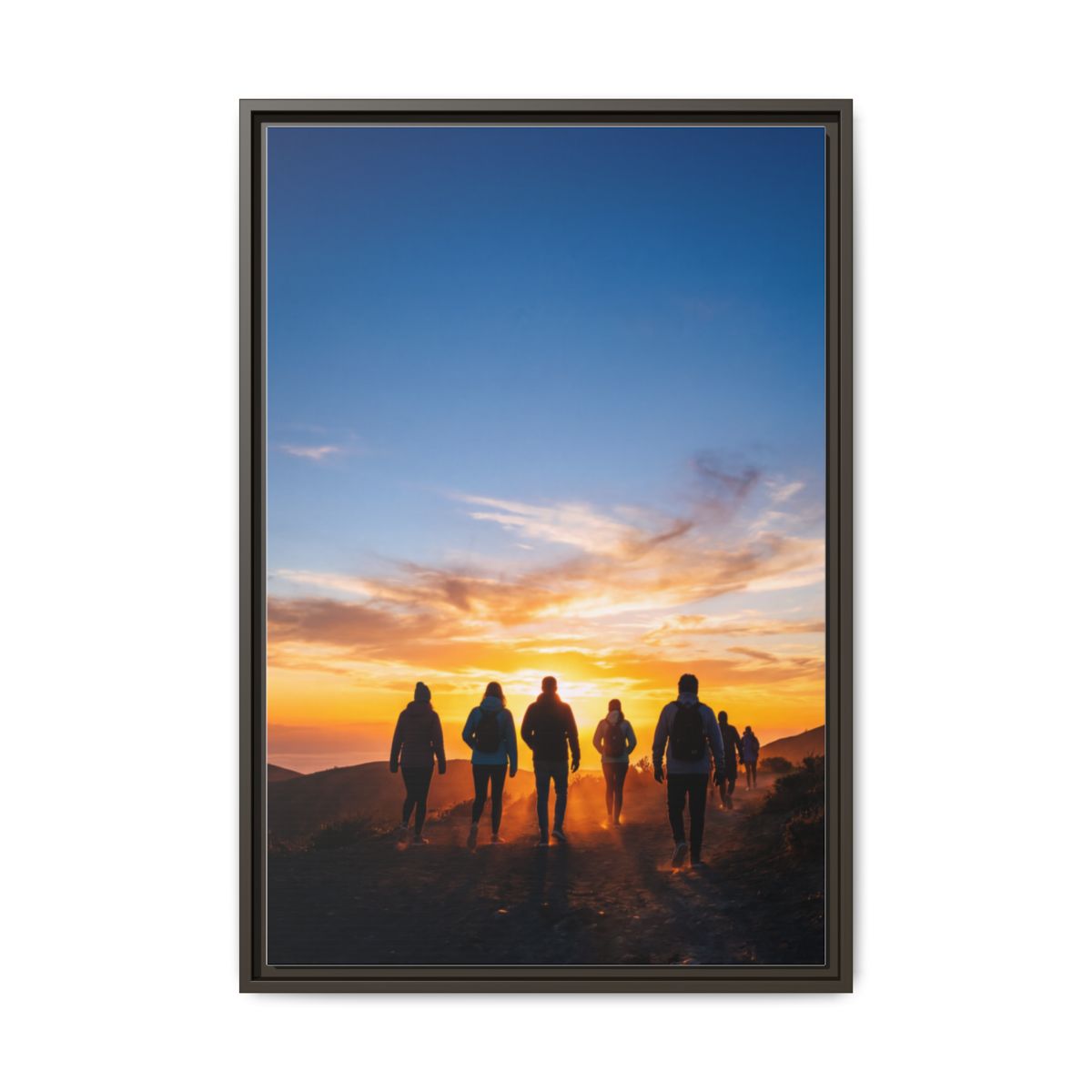 Matte Canvas, Framed - Epic Dawn Trek