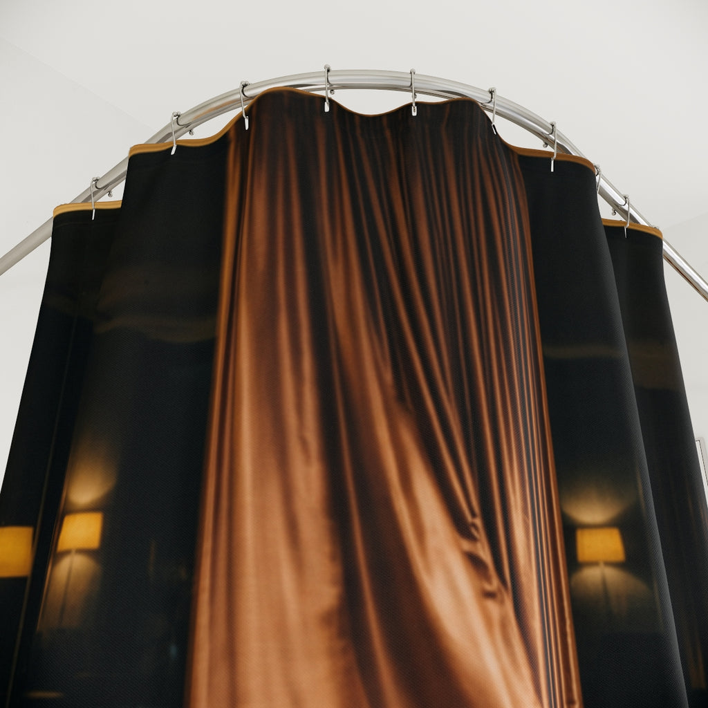 Shower Curtain - Velvet Lounge speakeasy | Echovira Gallery