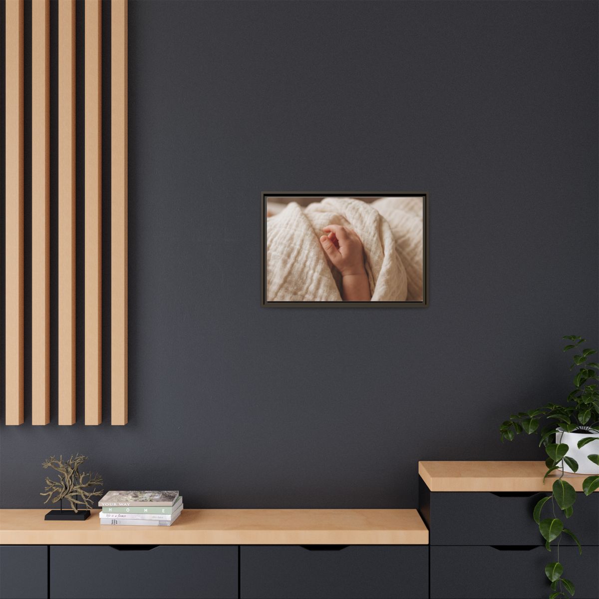 Framed Matte Canvas - Neutral Nursery