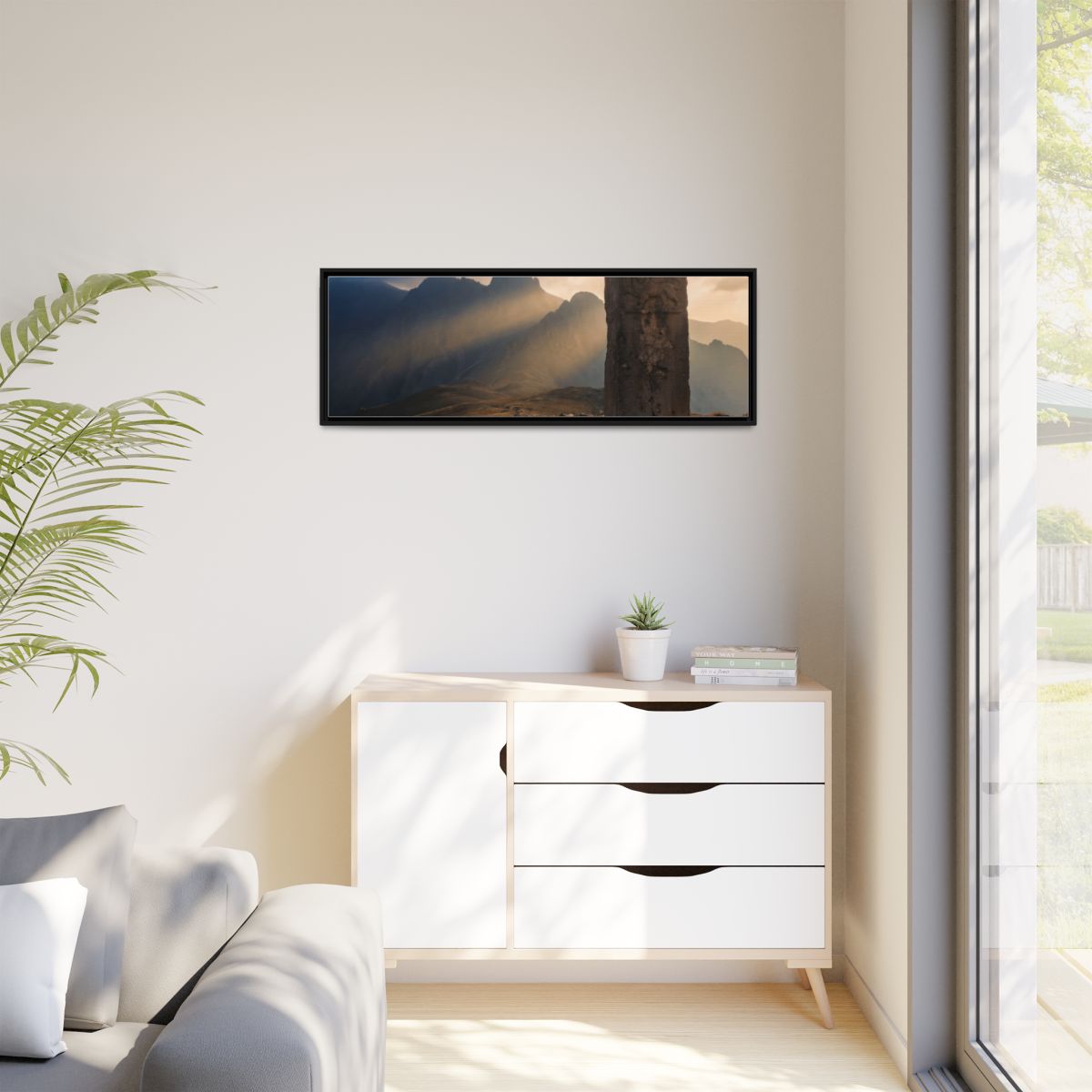 Matte Canvas, Framed - Mystic Monolith Ancient Persian... |...