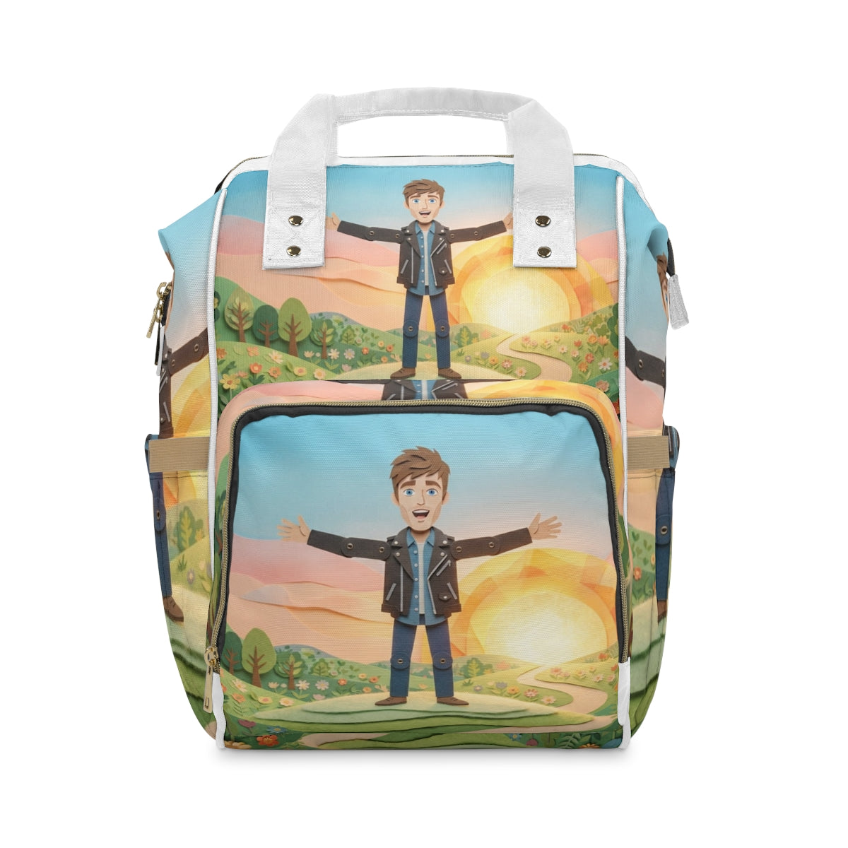 Diaper Backpack - Sunny Meadow Nursery | Echovira Gallery