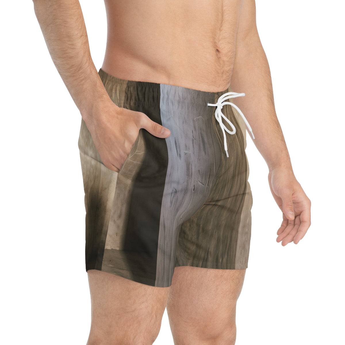 Swim Trunks - Shadows of the Citadel moody architectural......