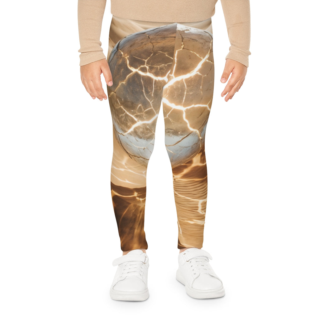 Kids Leggings with Desert Orb Art