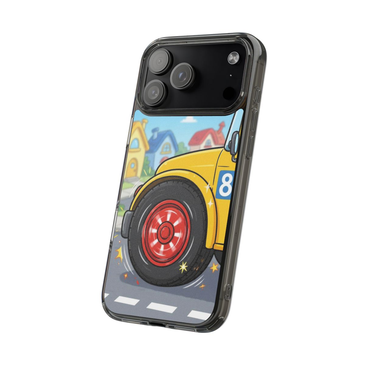 Clear Impact-Resistant Cases - Cartoon Bus | Echovira...