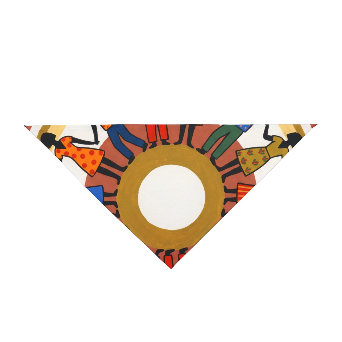 Pet Bandana - Unity Mandala Folk Art | Echovira Gallery
