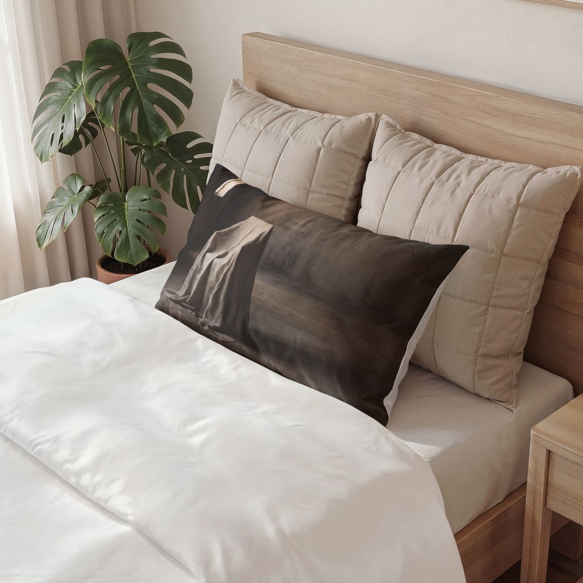 Cotton Pillow Sham - Wabi-Sabi Stillness