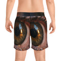 Men's Mid-Length Swim Shorts - Amber Iris Reflection Fine......