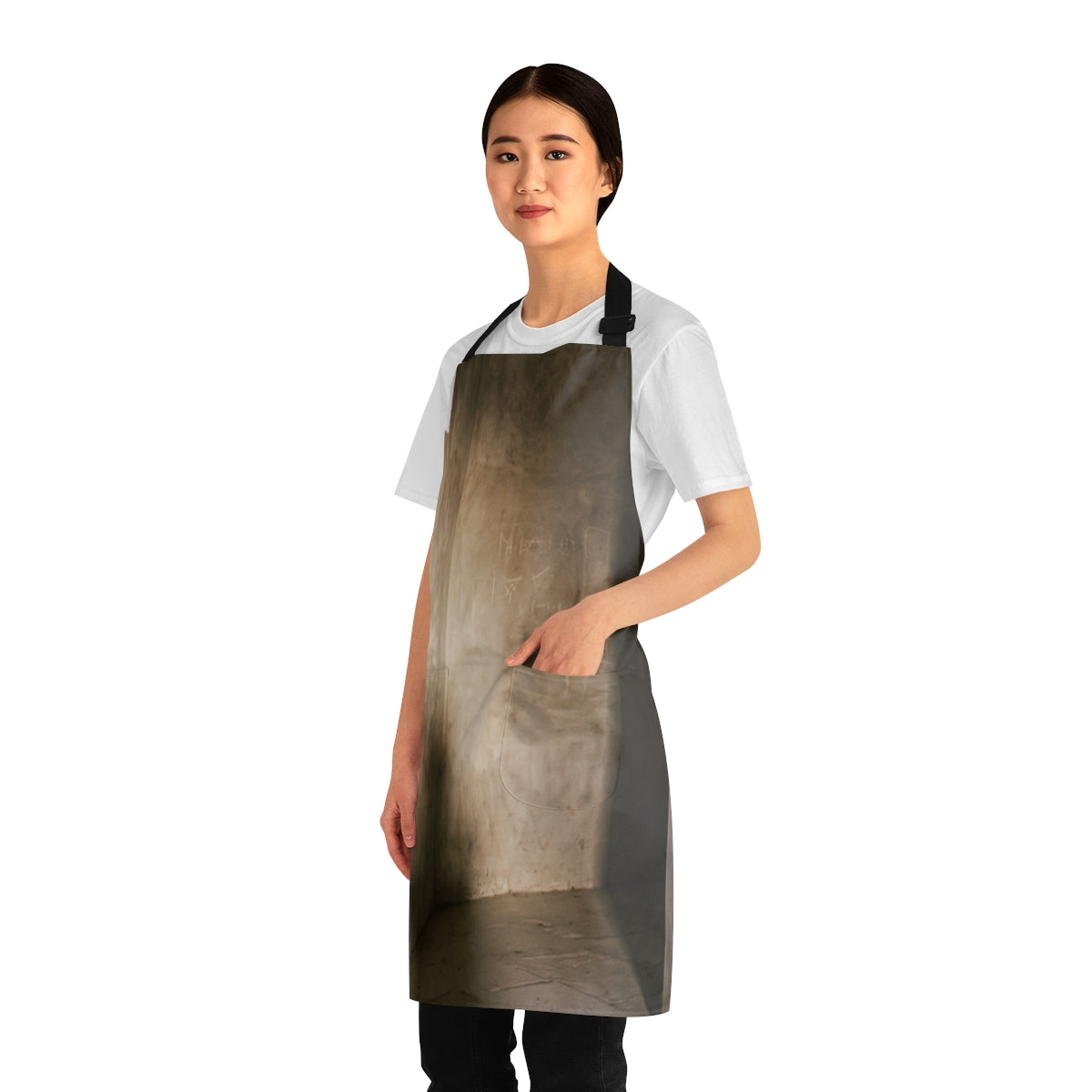 Apron - Shadows of the Citadel moody architectural print |...