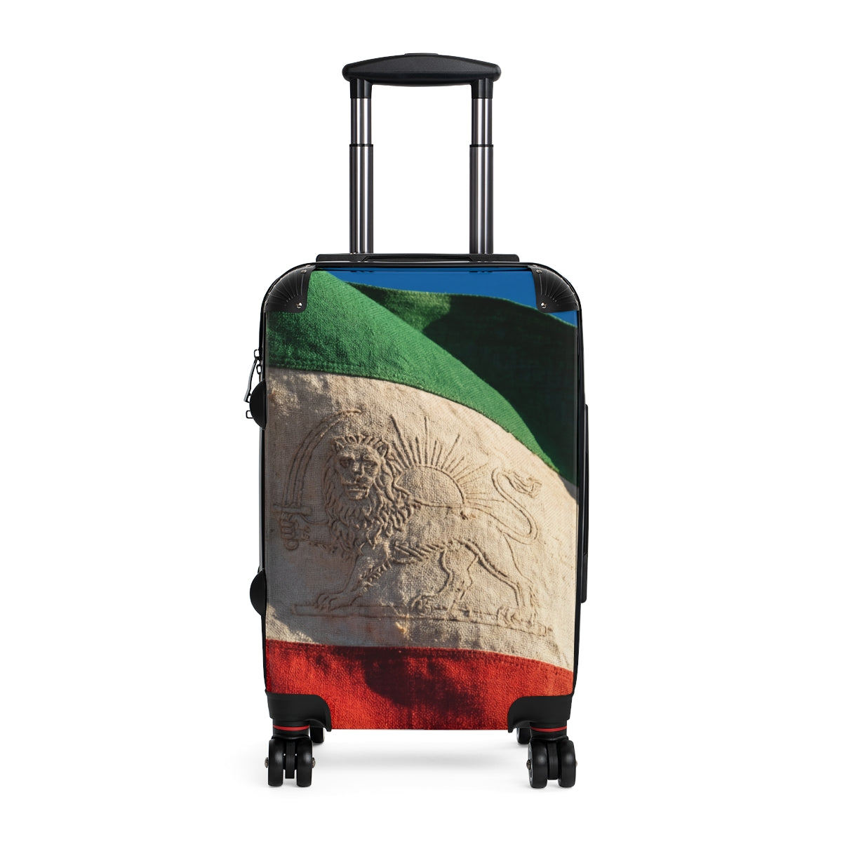Suitcase - Vintage Persian Lion & Sun | Echovira Gallery
