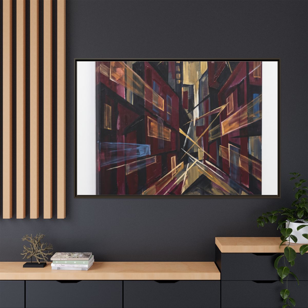 Framed Matte Canvas - Urban Perspective (10×8, 12×9, 14×11...