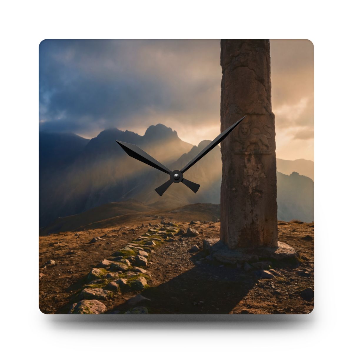 Acrylic Wall Clock - Timeless Peak
