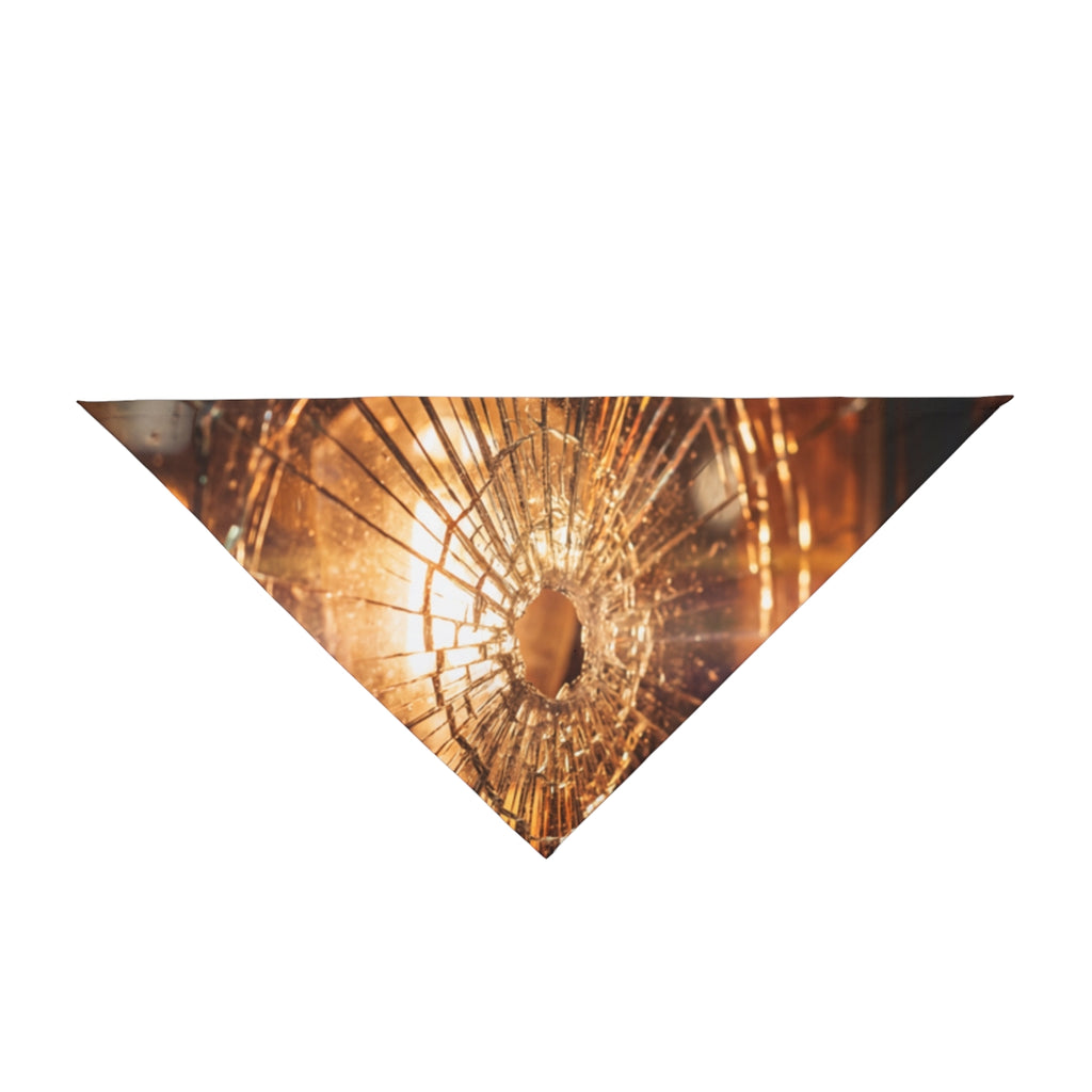 Pet Bandana - Shattered Geometric Edge