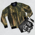 Men's Bomber Jacket - Mystic Sanctuary | Echovira Gallery