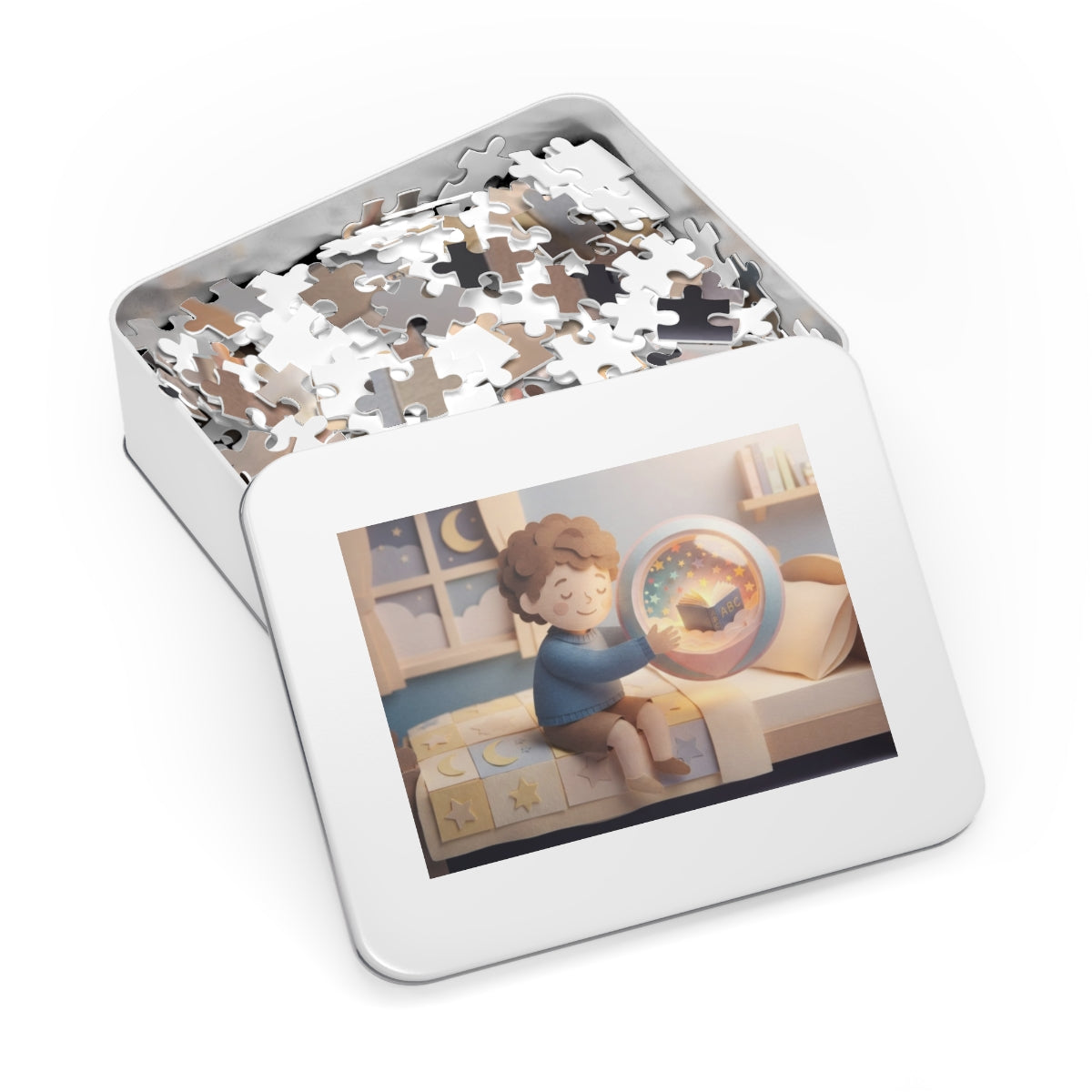 Jigsaw Puzzle with Tin - Bedtime Reader Magic (30, 110, 252...