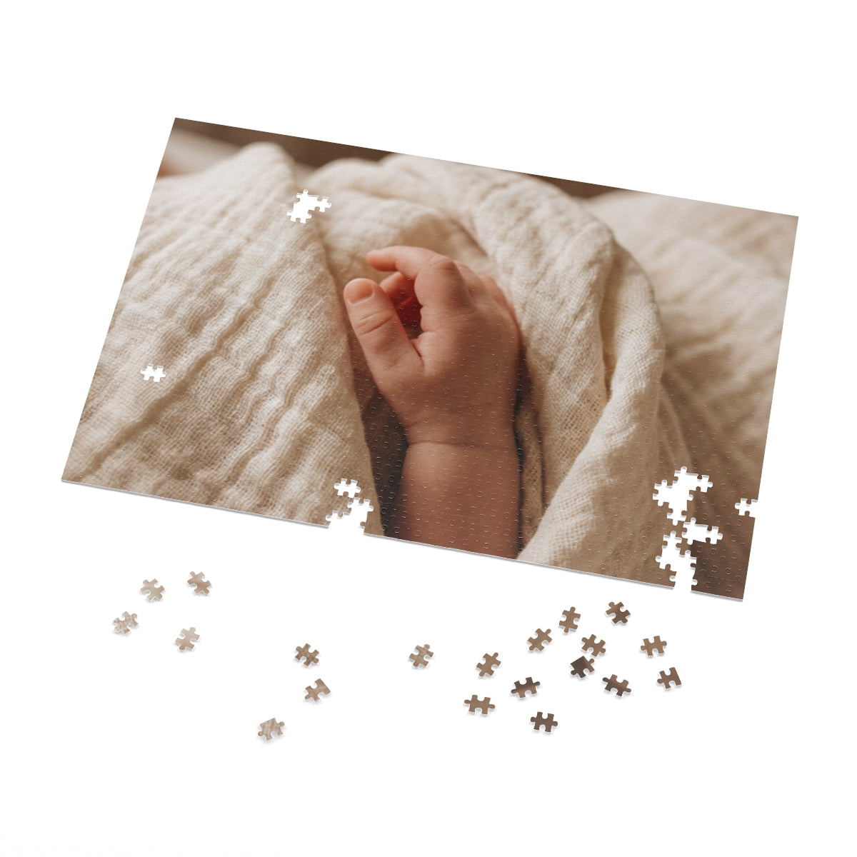 Jigsaw Puzzle with Tin - Serene Focus