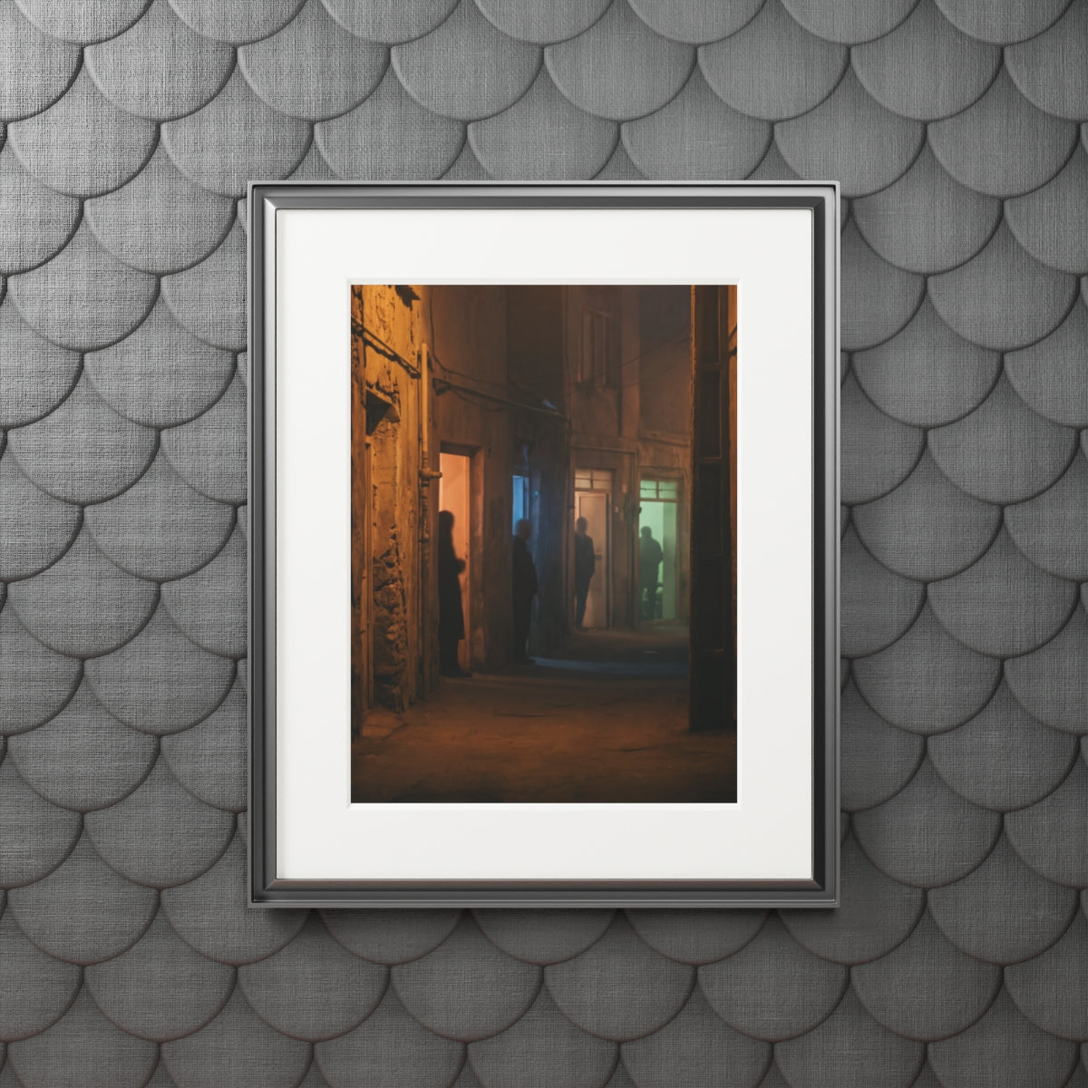 Fine Art Prints - Shadowed Alleyway Mystery Art Print —... |...