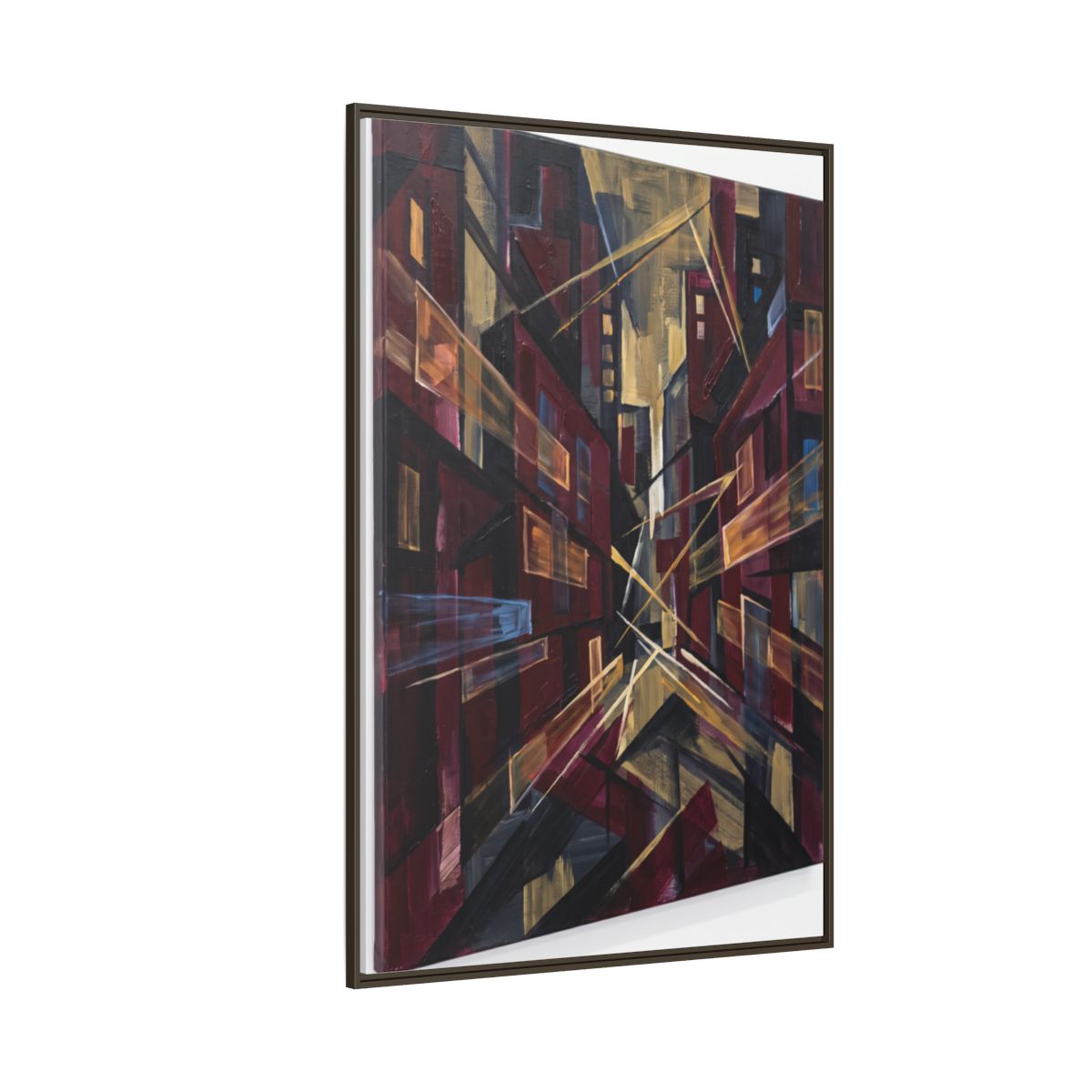 Framed Matte Canvas - Urban Perspective (8×10, 9×12, 11×14...