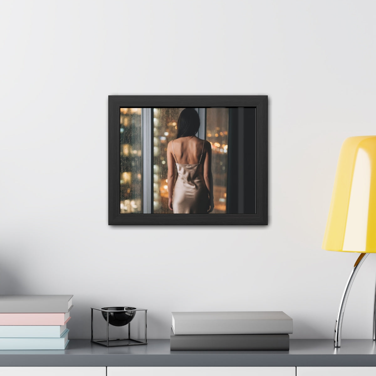 Framed Poster - Rainscape Silhouette — Landscape (10×8... |...