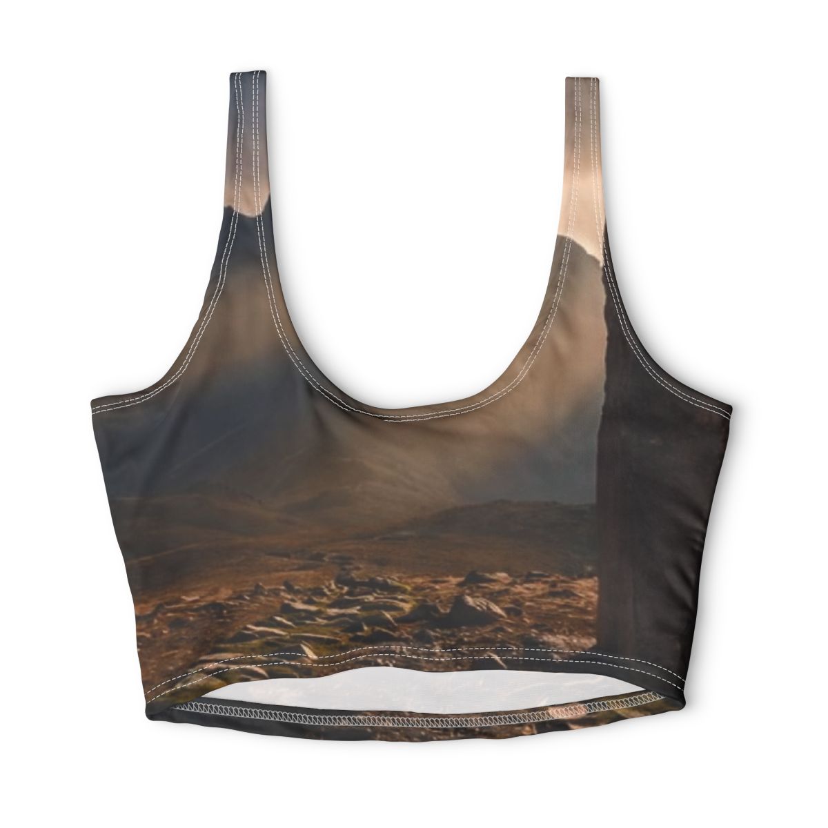 Polyester Sports Bra - Mystic Monolith Ancient Persian... |...
