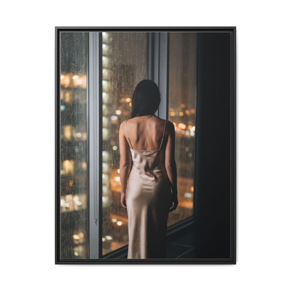 Framed Matte Canvas - Cinematic Nights