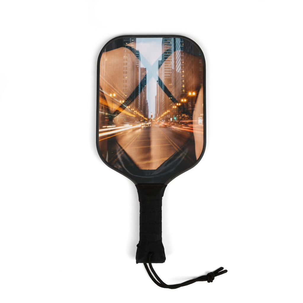 Pickleball Kit - Urban Pulse Double Exposure Art | Echovira...