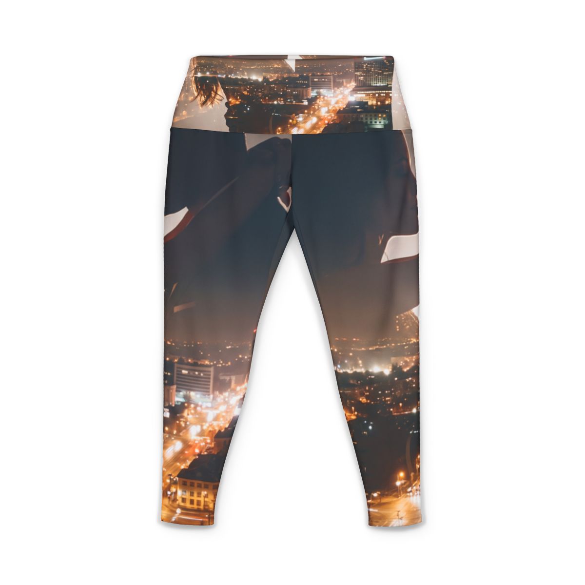 Women's Yoga Pants - Midnight City Romance | Echovira...