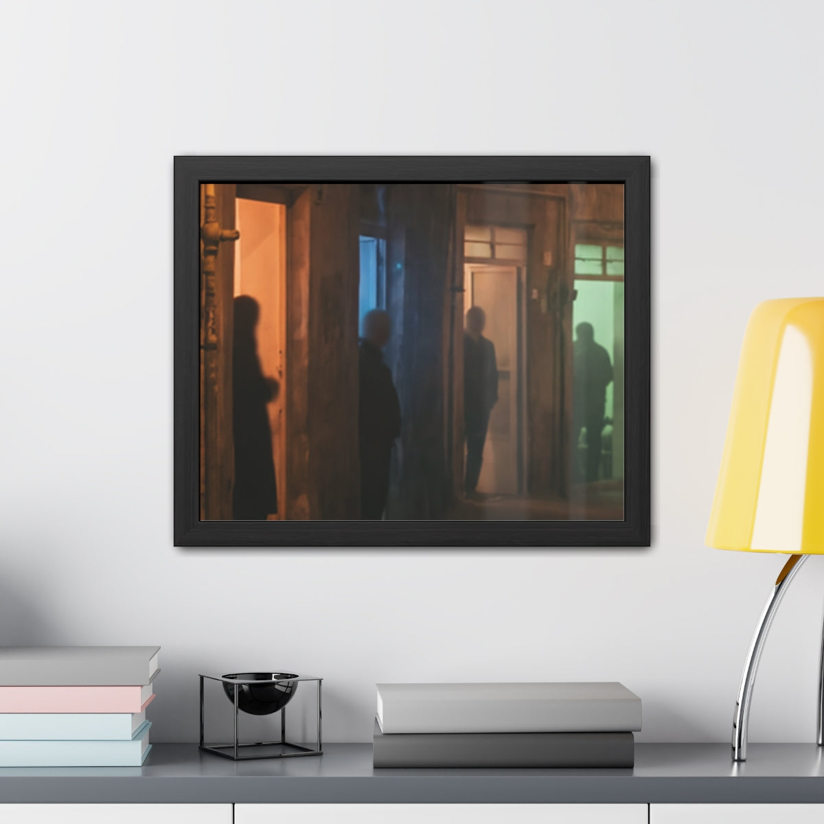 Framed Posters - Shadowed Alleyway Mystery Art Print —... |...