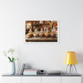 Framed Horizontal Poster - Woodland Hearth Kitchen — White...
