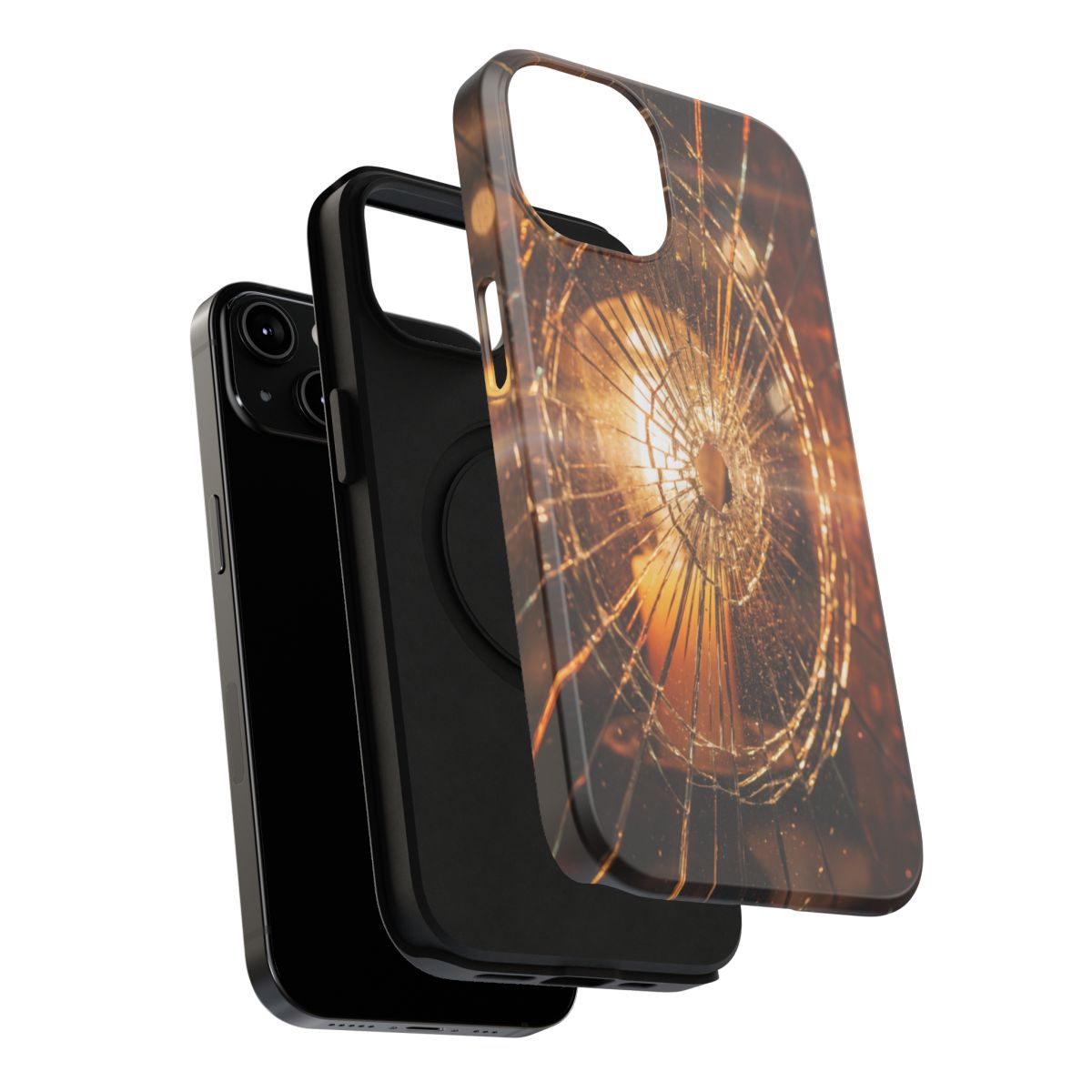 Impact-Resistant Case - Shattered Amber