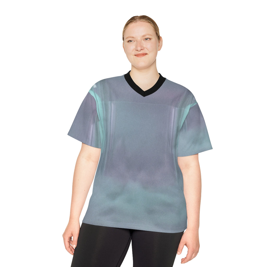Unisex Football Jersey - Liminal Corridor Fog Art Print |...
