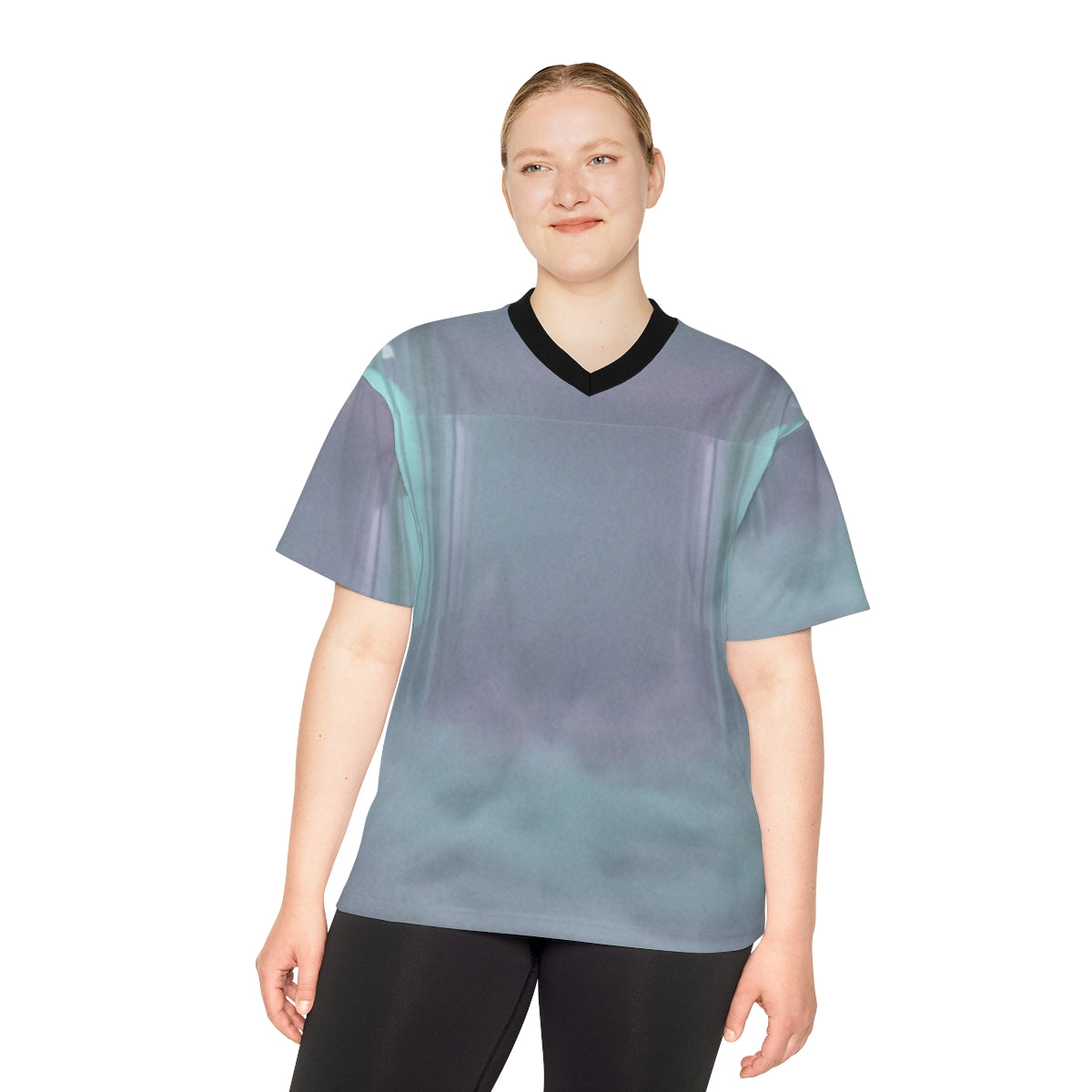 Unisex Football Jersey - Liminal Corridor Fog Art Print |...