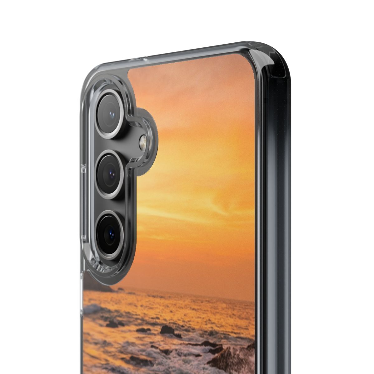 Clear Impact-Resistant Cases - Clear Phone Case - Golden...