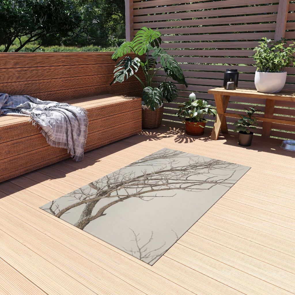 Outdoor Rug - Serene Minimalist Nature