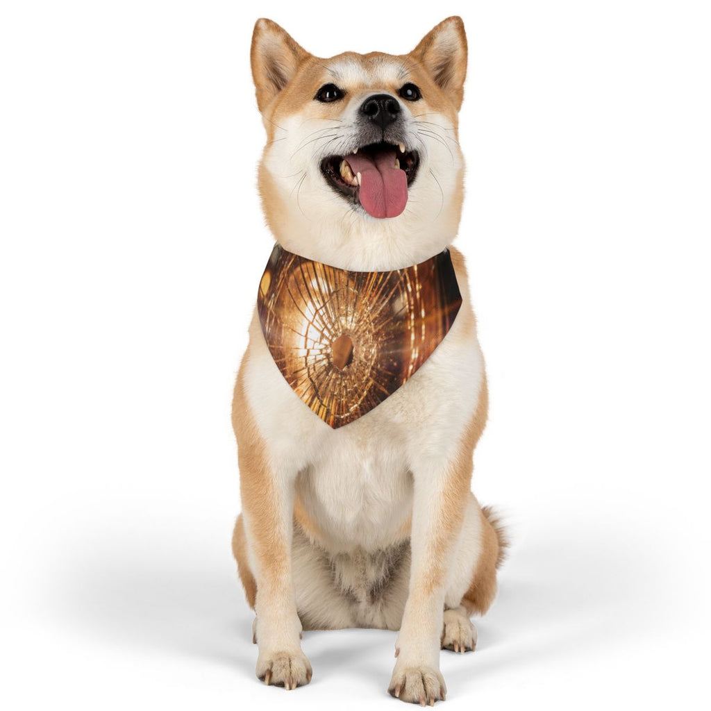 Pet Bandana Collar - Geometric Glow