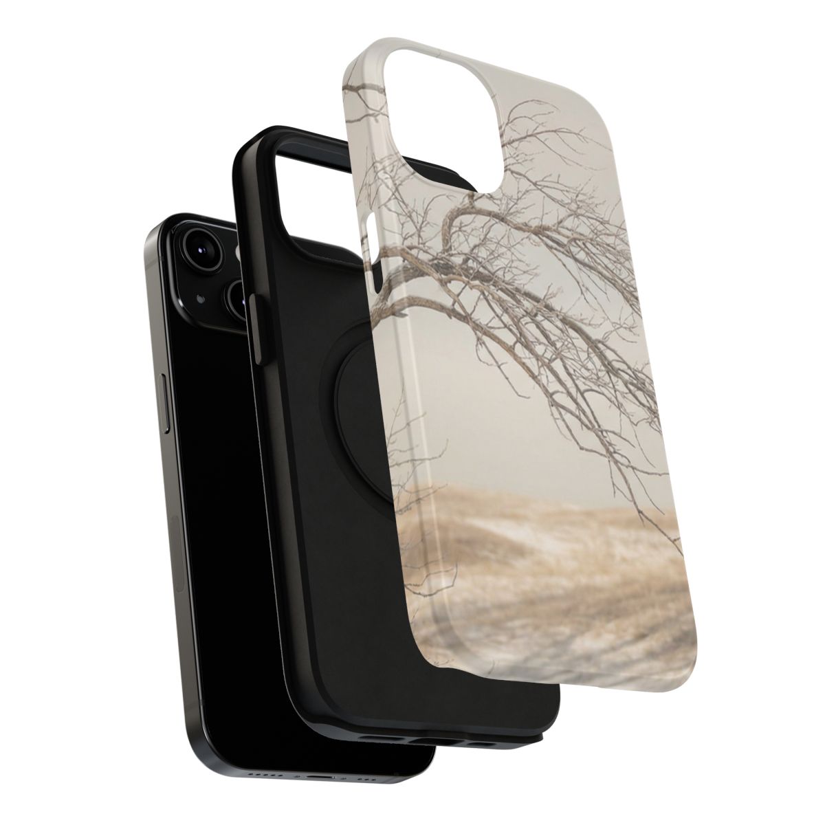 Impact-Resistant Cases - Tough Phone Case - Winter Tree Vibe— sizes part 1/2