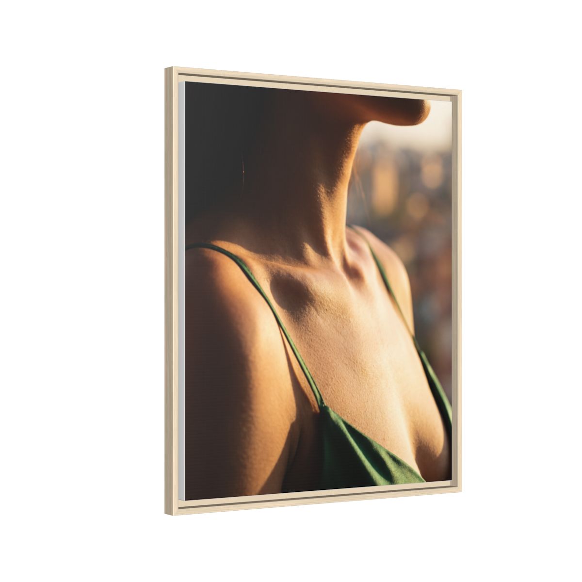 Framed Matte Canvas - Sunlit Muse