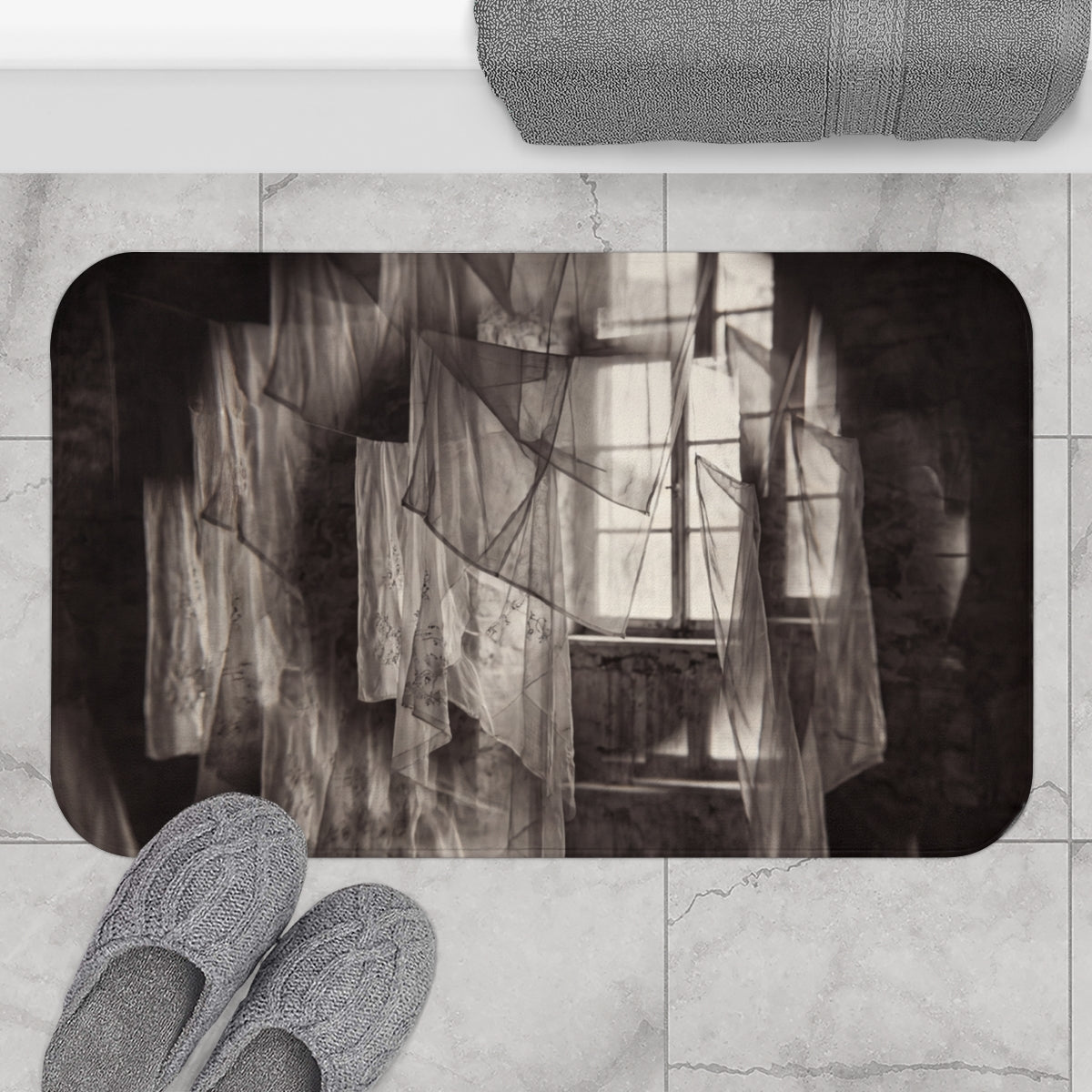 Bath Mat - Spectral Veils | Echovira Gallery