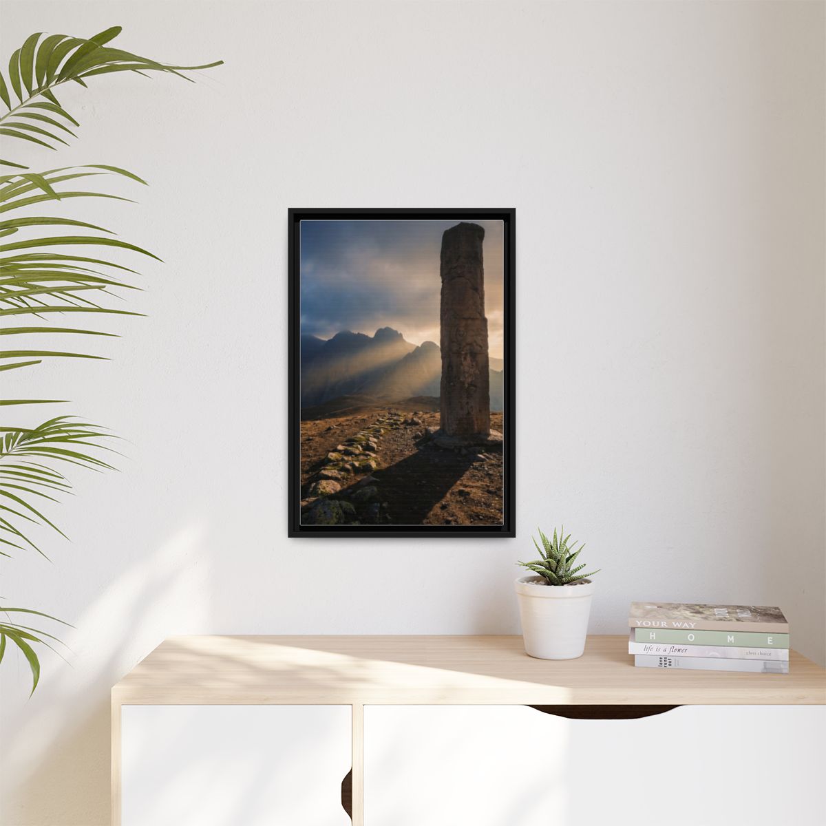 Matte Canvas, Framed - Mystic Monolith Ancient Persian... |...