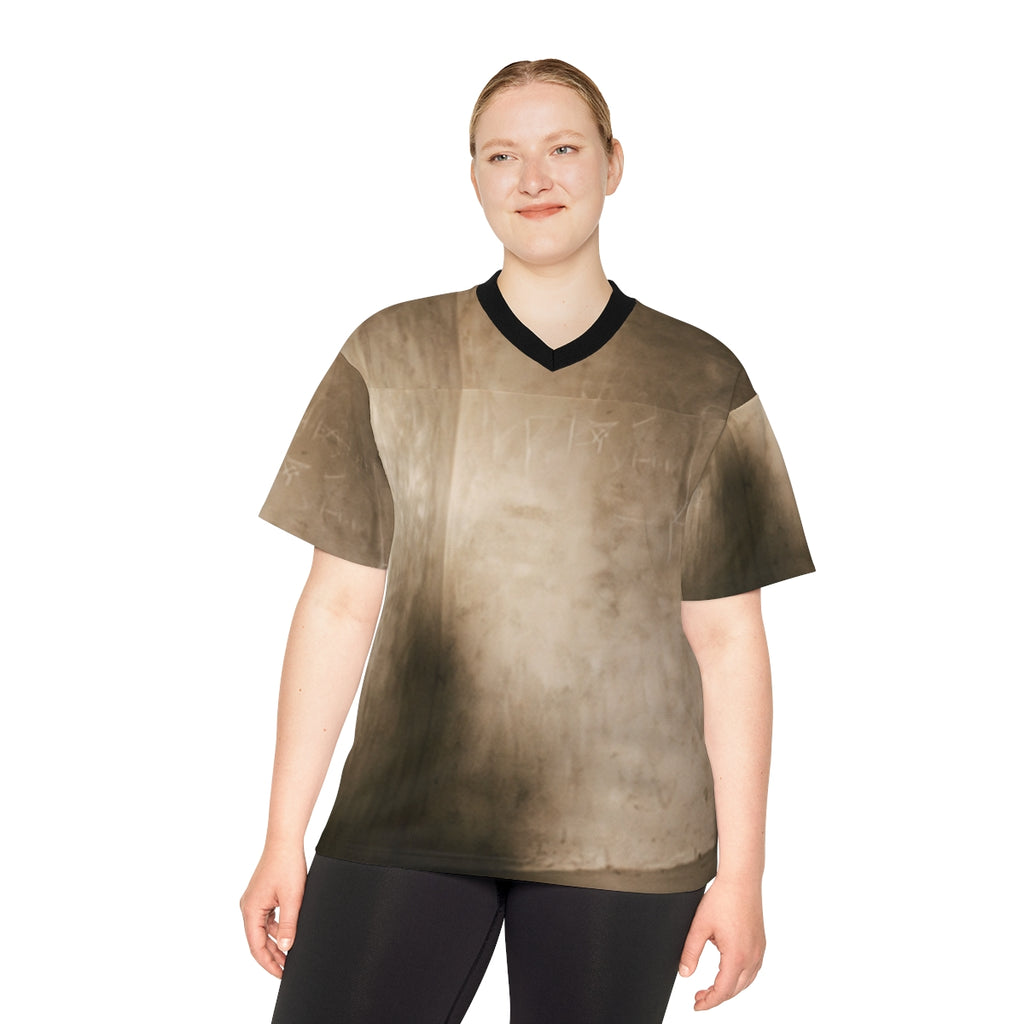 Unisex Football Jersey - Shadows of the Citadel moody... |...